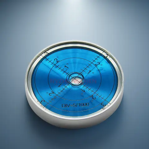 60*10mm Magnetic High Precision Spirit Level Metal With Scale Horizontal Bubble For Diy Household Level Bubble Measuring Tools