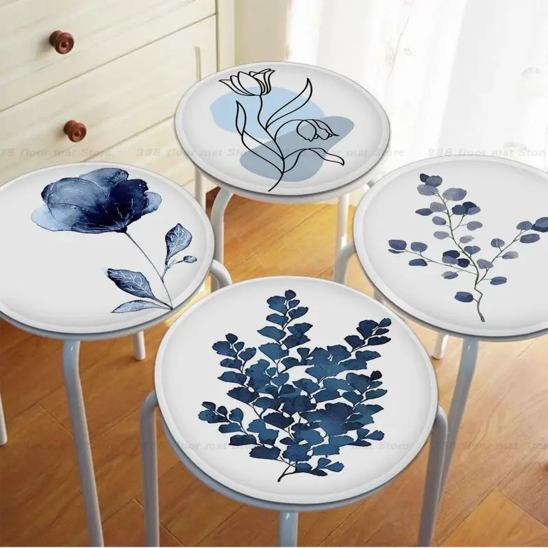 

Coral plant watercolor Four Seasons Meditation Cushion Stool Pad Dining Chair Tatami Seat Cushion Anti-Slip Cushions Home Decor