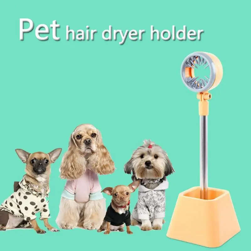 Pet Dog/for Cat Hair Dryer Stand with with Tray Pet Grooming Hair Dryer Holder 180 Degree Rotatable DropShipping