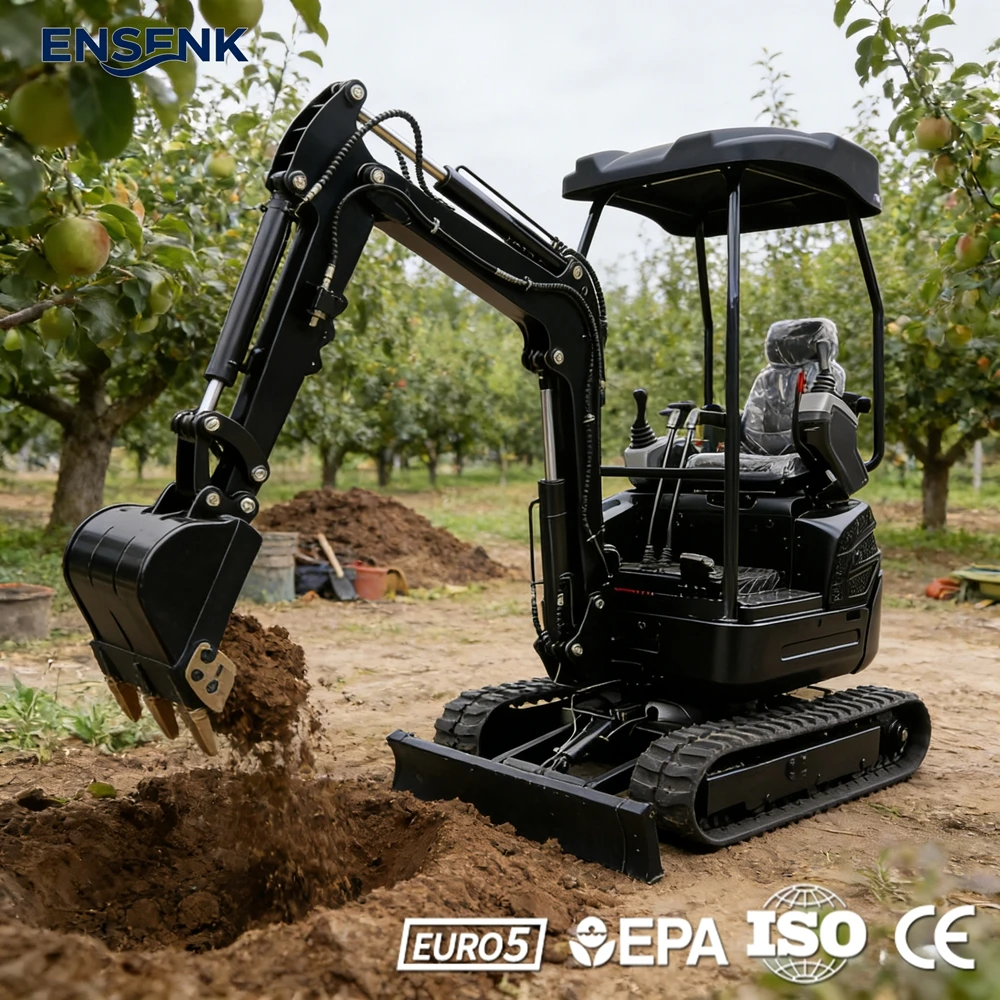 

Mini Excavator 1.0Ton 1.5Ton 1.7Ton Construction 3.0Ton Multifunctional CE Epa Yanmar Engine Fast Delivery