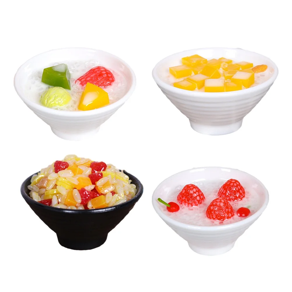 Simulated Sorbet Cake Model Ice Cream Simulated Food Decoration Products Crafts Dollhouse Kitchen Decoration Accessories