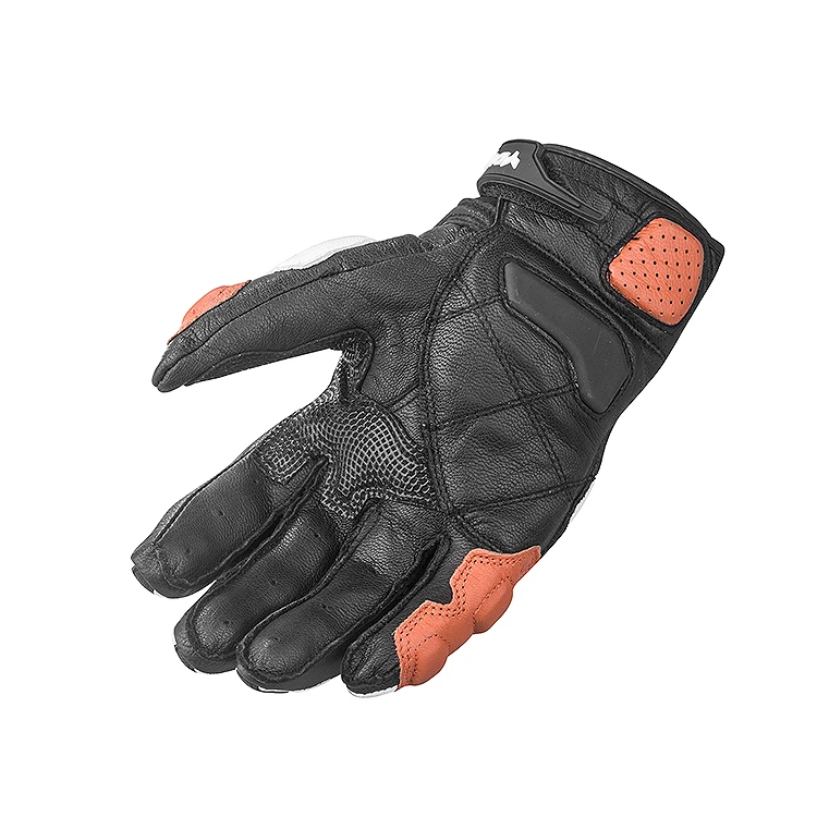 Motorcycle Gloves for Men, Motorbike Riding Gloves, Motocross Hand Protection, Leather, Durable