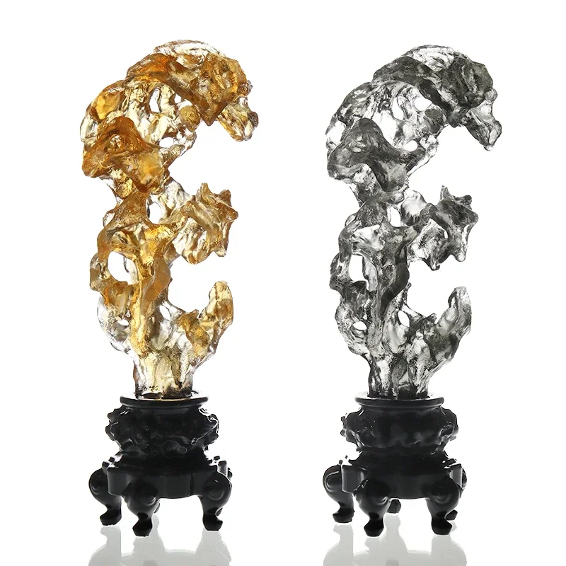 High quality custom antique glass crystal   warming gift home desktop porch decoration