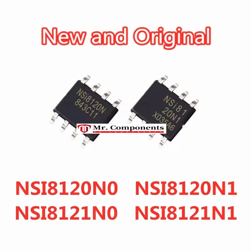 10PCS NSI8120N0 NSI8121N0 NSI8120N1 NSI8121N1 SOP8 High reliability 2-channel standard digital isolator In stock