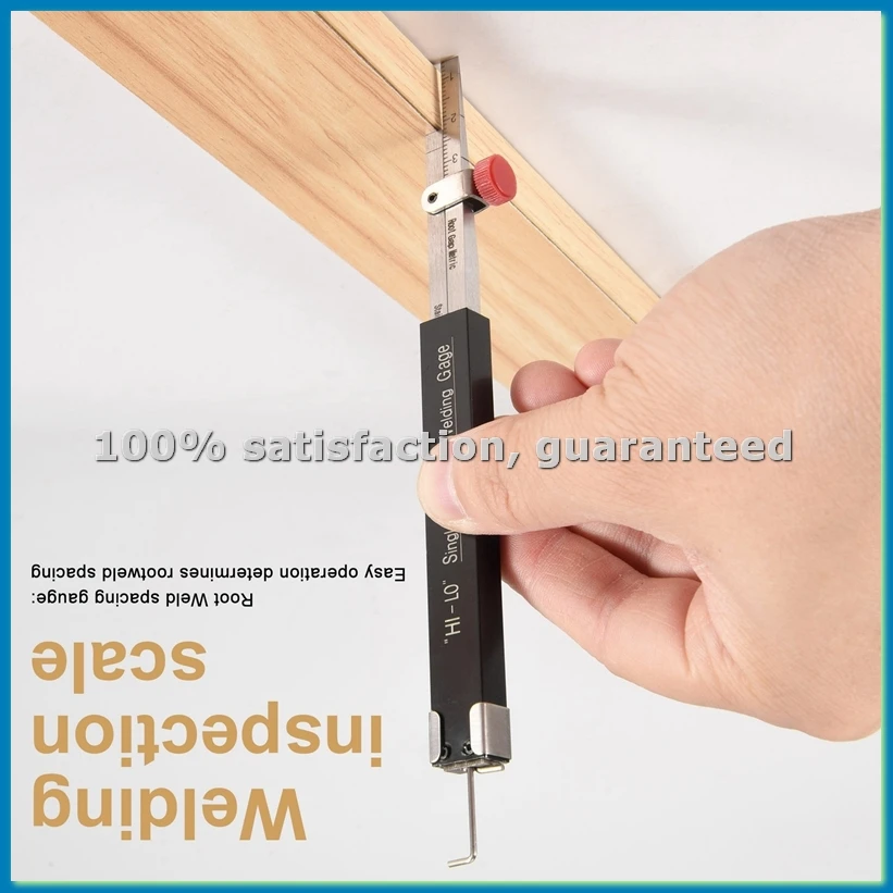 Welding Inspection Scale Small Height Gauge Hi-Lo Dedicated Internal Welding Ruler Metric Size N19-ABFB