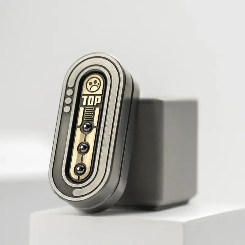 Dz.2025 new Snake TOPB inlay process is a mechanical EDC decompression push card snap coin