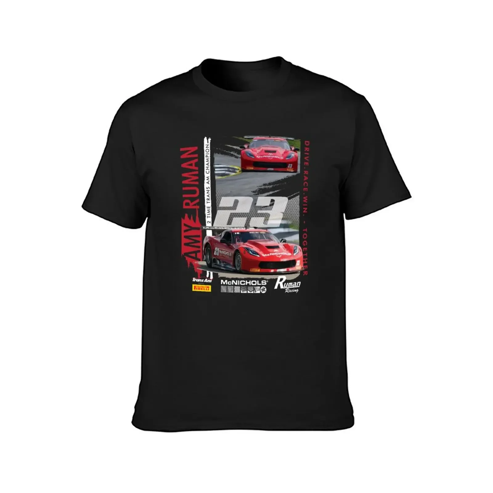 Ruman/McNichols Racing Design T-Shirt cute clothes mens shirts graphic tee