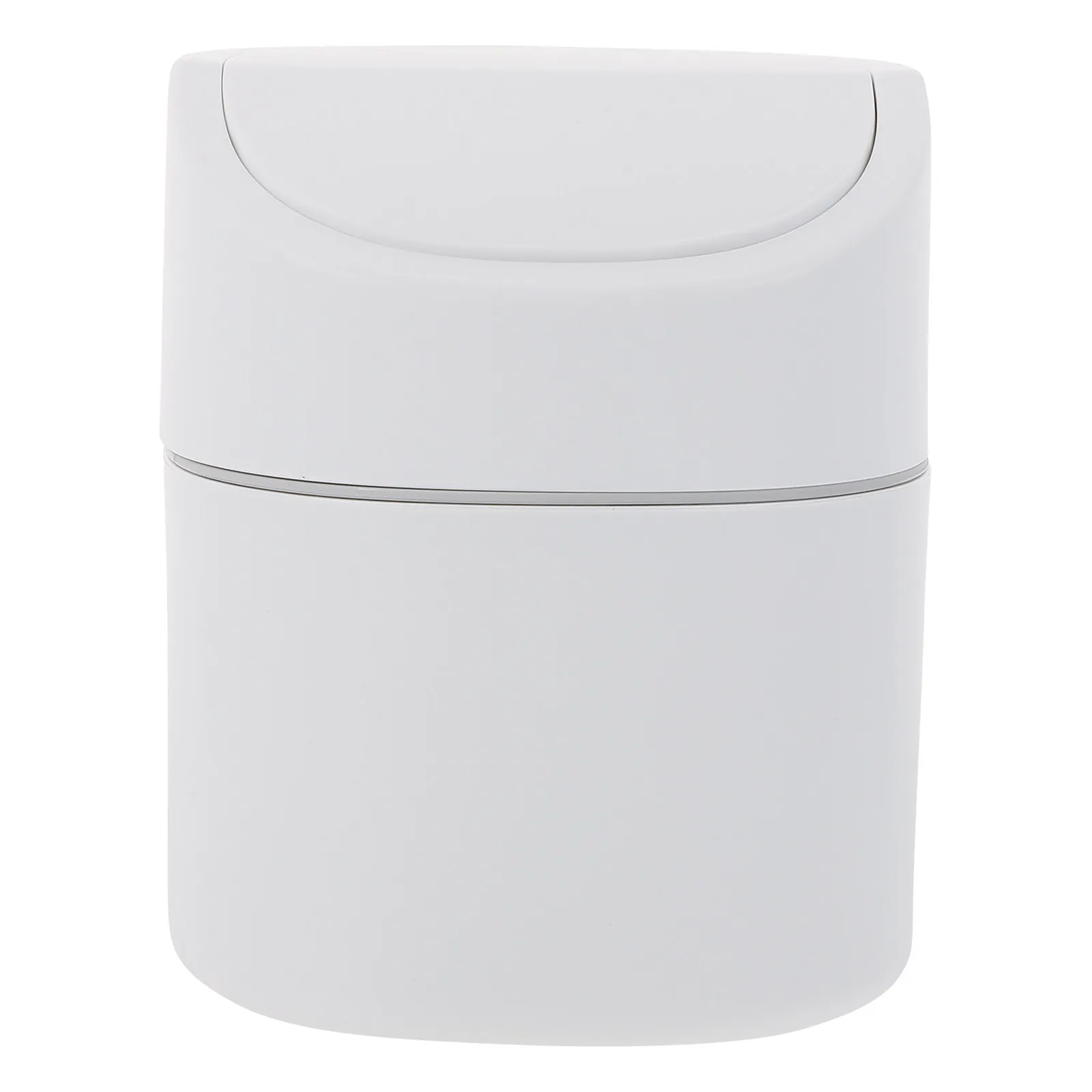 

1 шт. Настольная мусорная корзина с откидной крышкой, сверхпрочная, для дома и офиса, маленький контейнер для отходов, дизайн-раскладушка, ящик для хранения