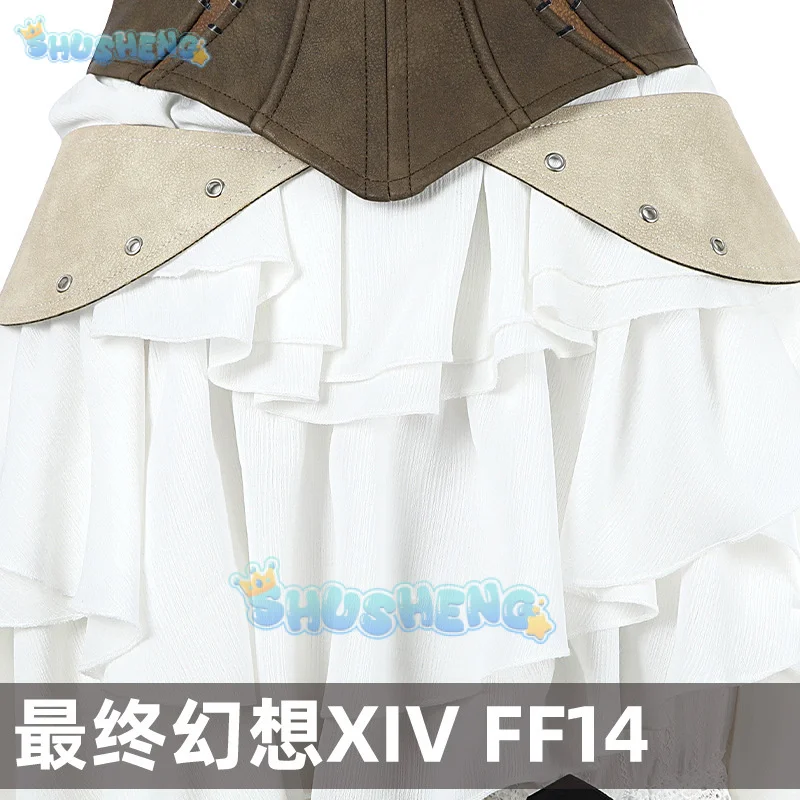 Final Fantasy XIV:A Realm Reborn 480HQ Cosplay Costume Sexy Dress Outfits With Hat Women Party Suit Halloween Carnival Uniform