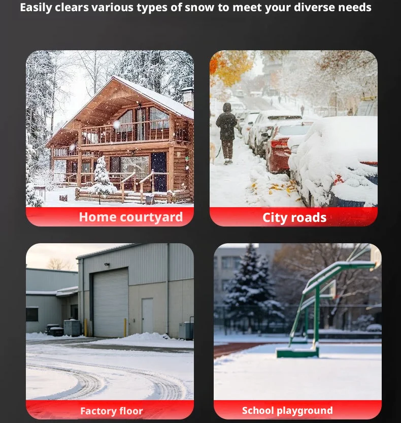Power tools Electric Snow removal machine Snow blower sweeper outside Snow plow radio control machine for milwaukee m18 Battery