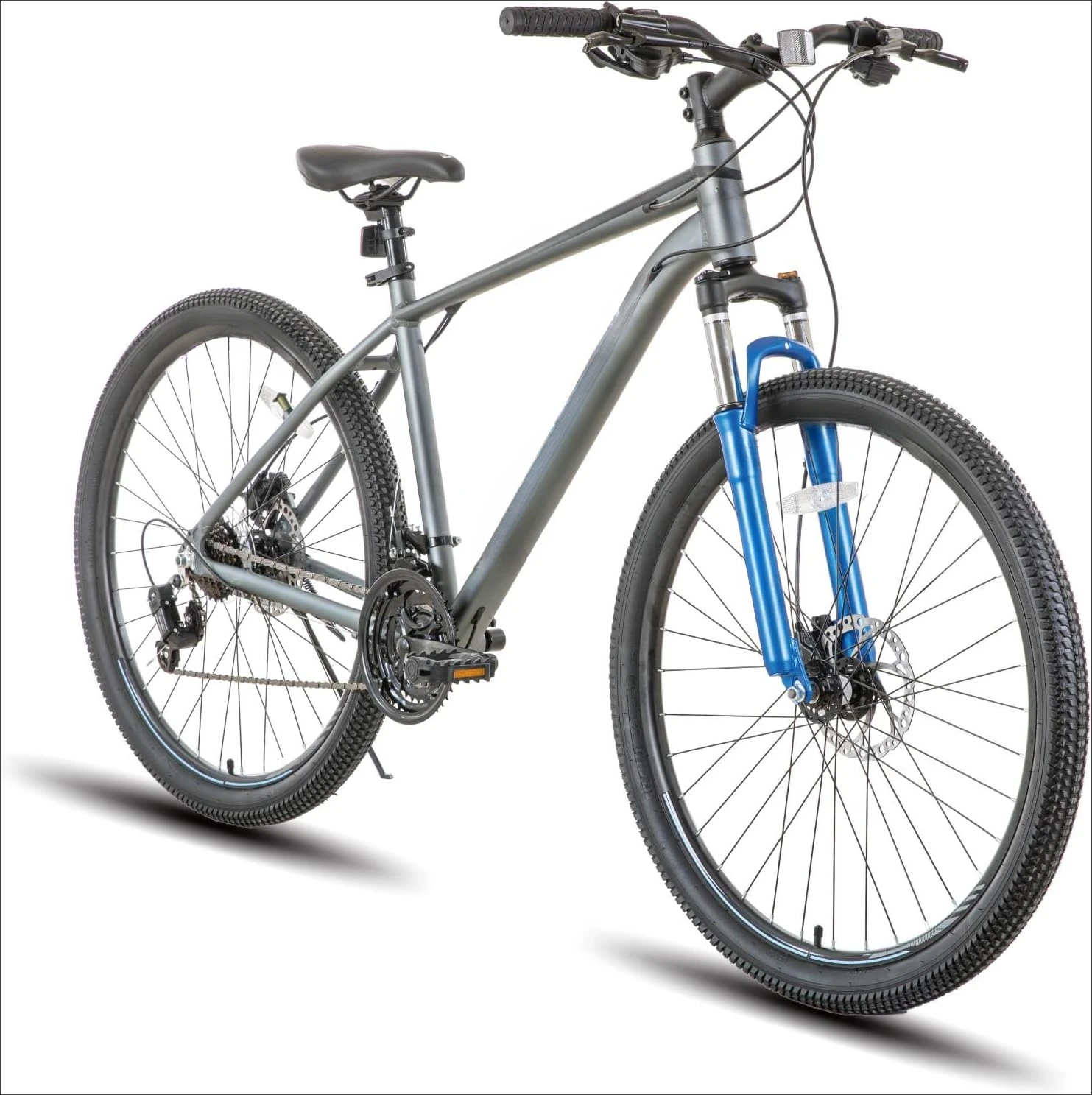 27.5 inch Mountain Bike 21 Speeds, Lock-Out Suspension Fork, Aluminum 18 inch Frame Hydraulic Disc-Brake for Men Women