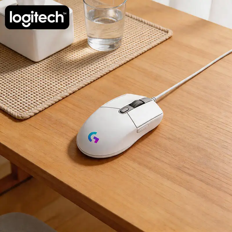 

Logitech G102 Wired Gaming Mouse, 16.8 Million RGB Colors, Adjustable DPI, Mechanical Buttons for Gamers