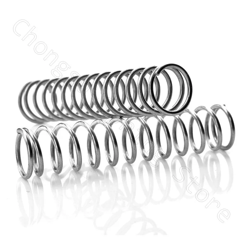 5Pcs 1.8mm Compression Spring 304 A2 Stainless Springs Wire Dia 1.8mm Outer Dia 10 11 12 13 14 15 16 - 30mm Length 10 - 50mm