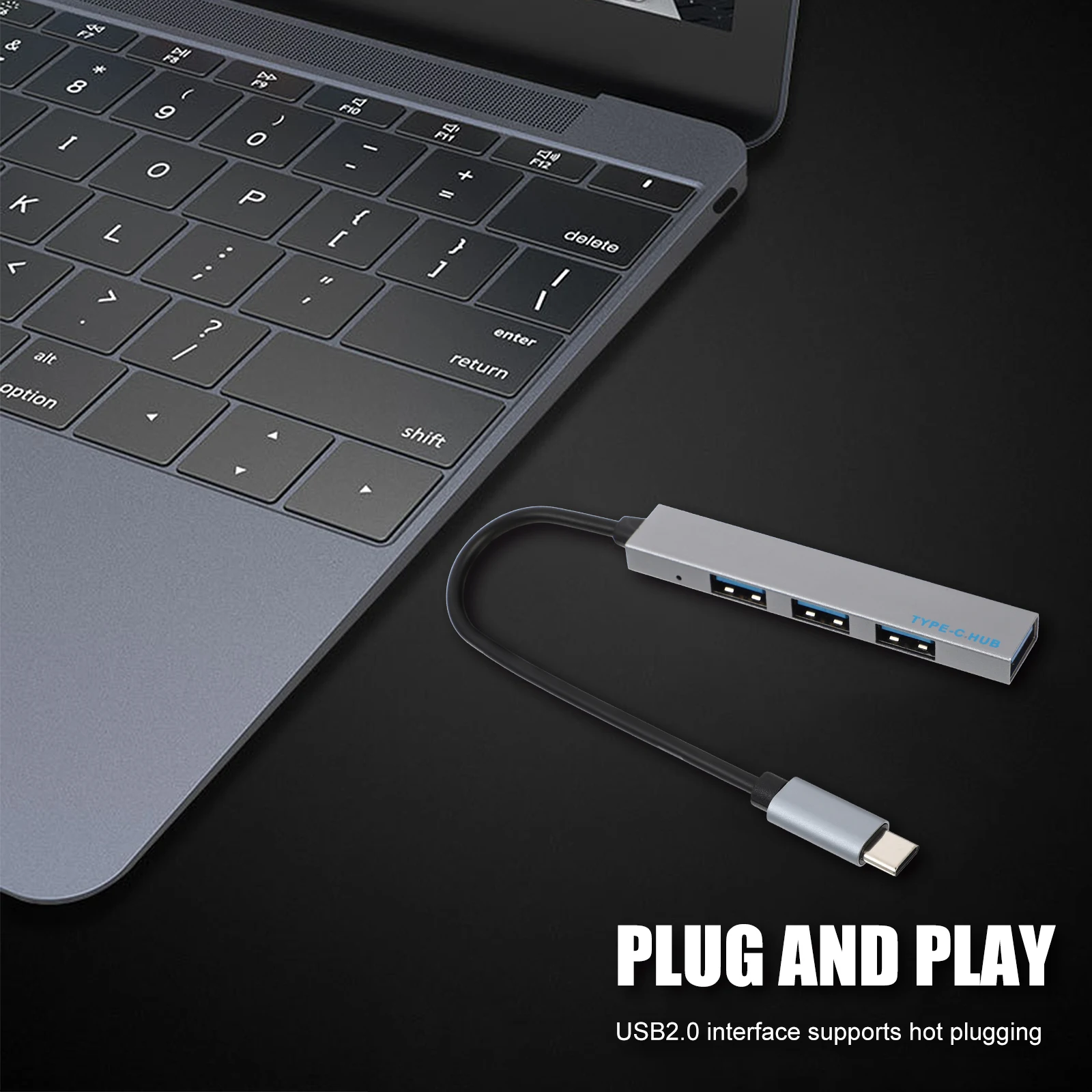 

USB2.0 Data Hub Multi-Port USB Hub USB Splitter Expansion Transfer Adapters Data USB Hub