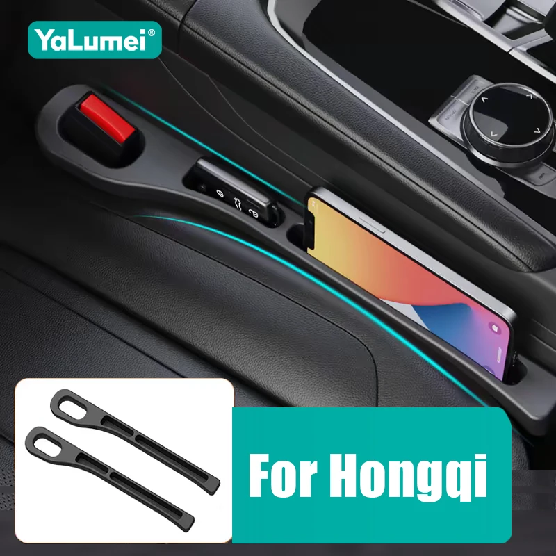 For Hongqi HS5 H5 H6 H9 E-QH5 HS7 HS9 E-HS9 HS3 HQ9 H7 E-HS3 LS7 Car Seat Crevice Leak Proof Strips Gap Side Seam Filler Storage