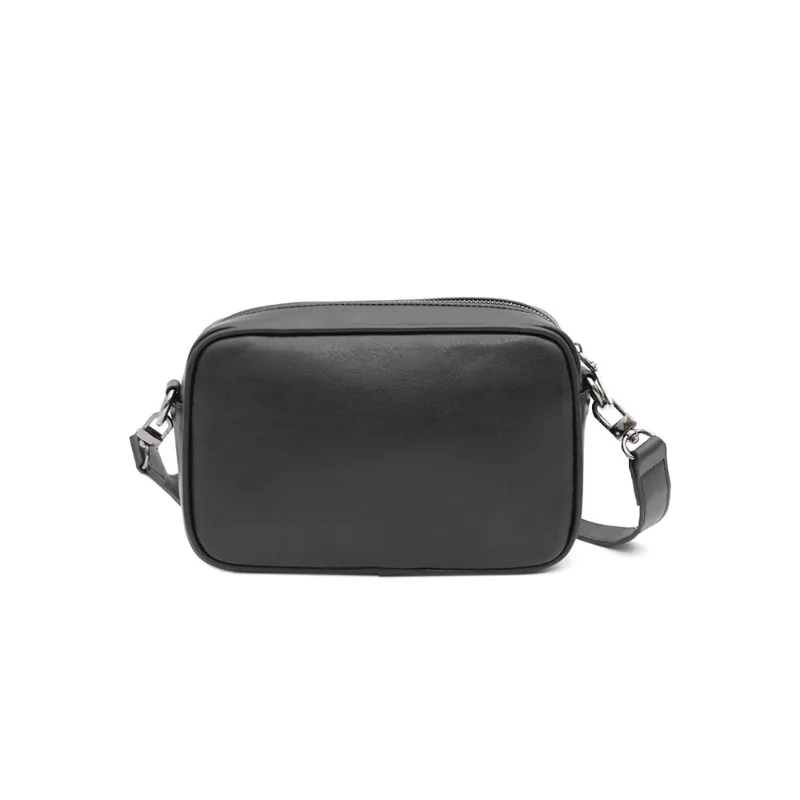 Simple Design Men Crossbody Bag Solid Leather Shoulder Bags for Men Rectangle Clutch Male Multifunction Luxury Sling Bags Purse