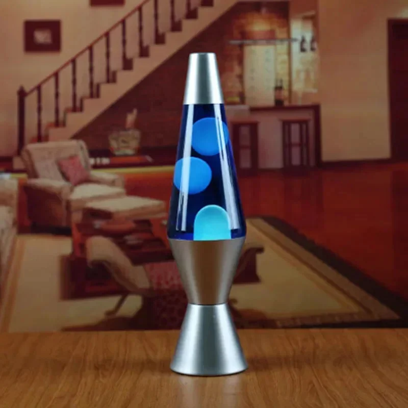 Lava Lamp Volcano Cone Bottle Floating Jellyfish Night Light Romantic Home Decor For Bedroom Kids Teen Gifts Halloween Christmas