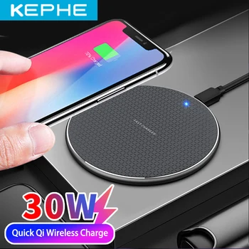 Ulefone güç için 30W kablosuz şarj 5 5s zırh X 6 6E hızlı şarj Pad kılıf Doogee Doogee S80 Lite BL9000 telefon şarj için