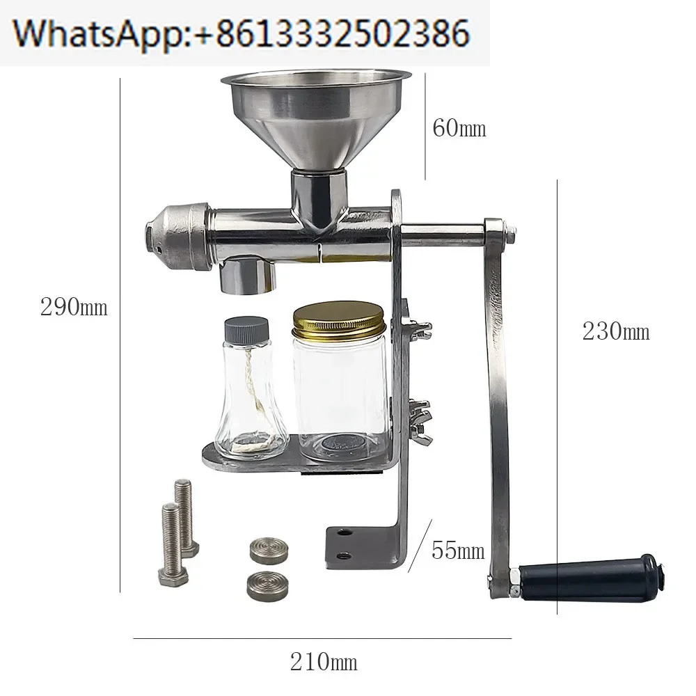 Hot Selling Mini Manual Oil Press Machine Hand Operated Oil Making Machine Price