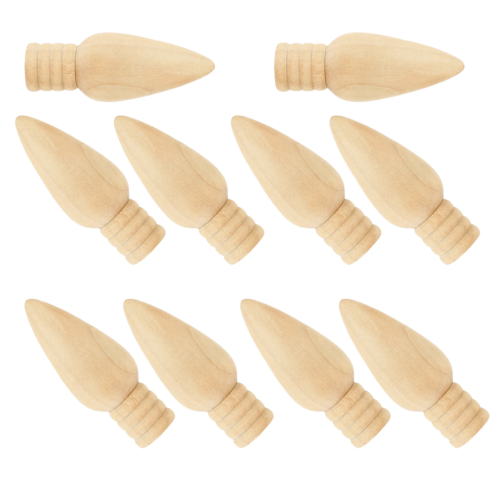 

Christmas Tree Pendant Ornament Blanks Crafts Xmas Supplies Kits Bulk Plain Ornaments Decorate Decorations Wood