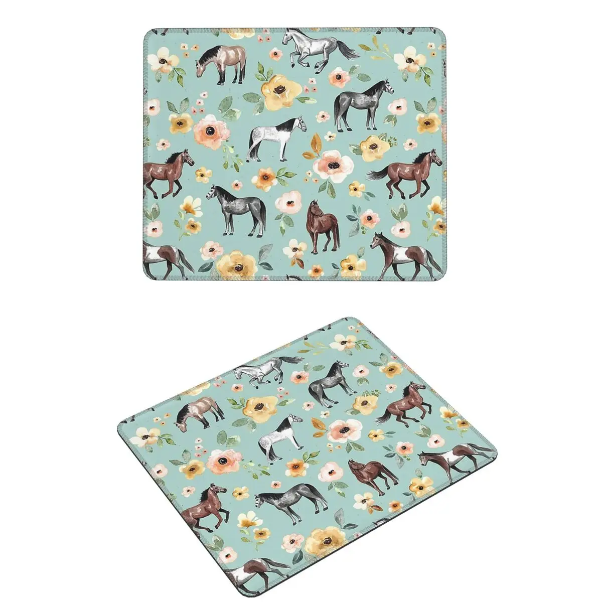 

Кони с цветами, восход цветов, синий, коврик для мыши с декором в виде лошади, коврик для мыши, компьютерная клавиатура, коврик для мыши, игровой коврик для ноутбука, настольные коврики