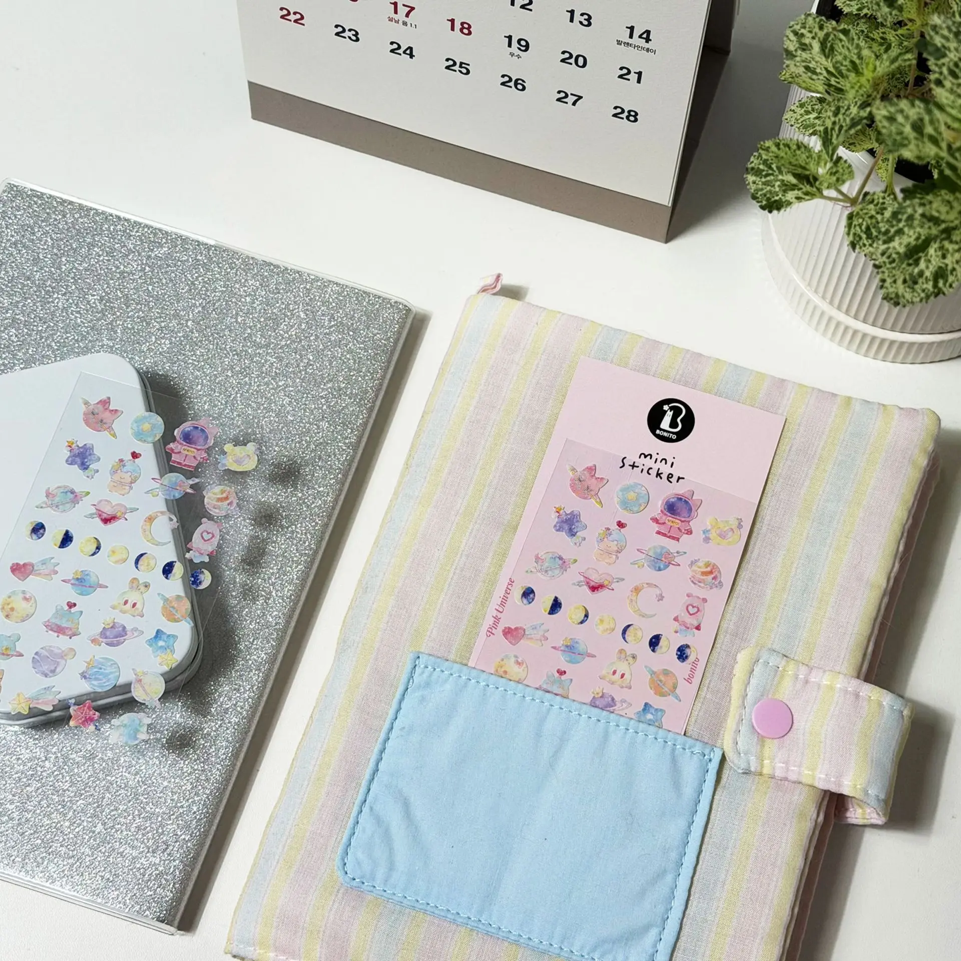 BONITO Mini Coffee Light Meal Space Cartoon Stickers Scrapbooking Diy Journal Diary Cute Stationery School Sticker Gift