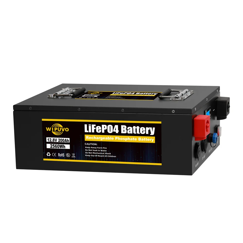 

12.8V200Ah Lithium iron phosphate battery 12V household energy storage battery with BMS