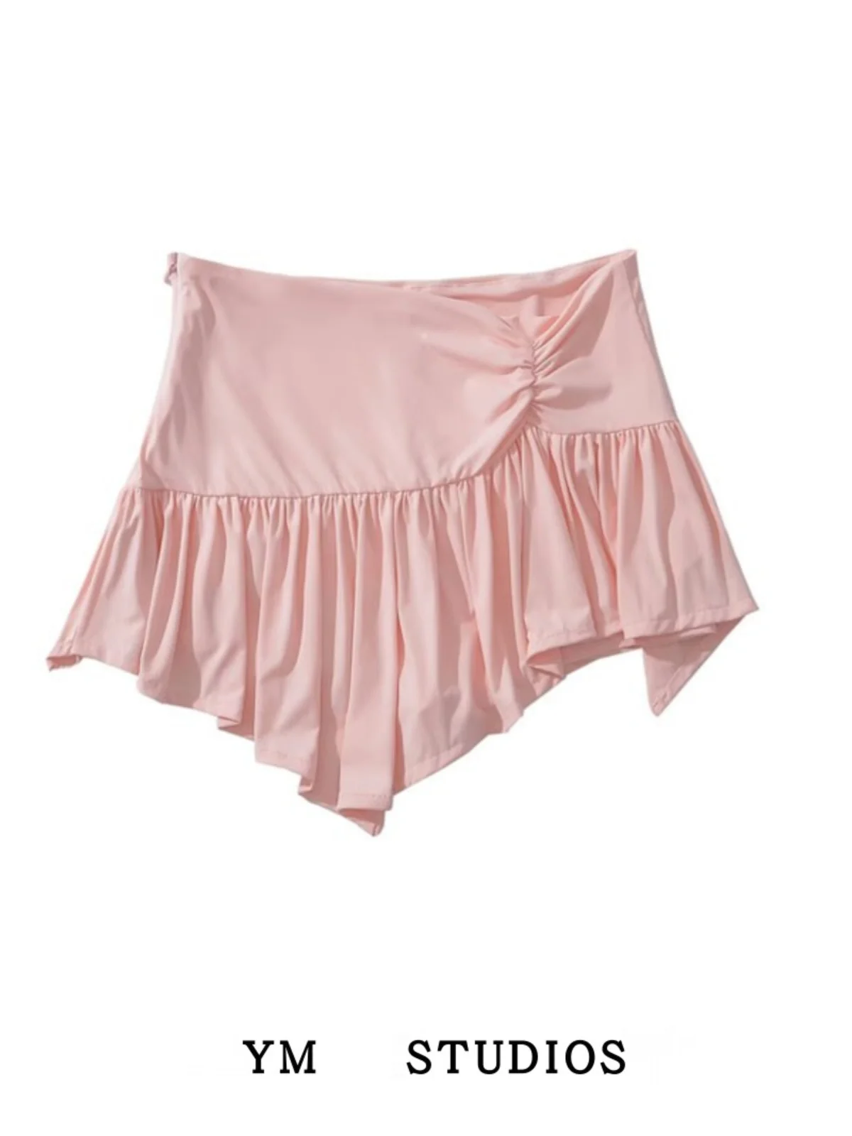 

Женская юбка s' Pure Desire, плиссированная асимметричная антивозрастная утягивающая юбка, базовая юбка для девочек