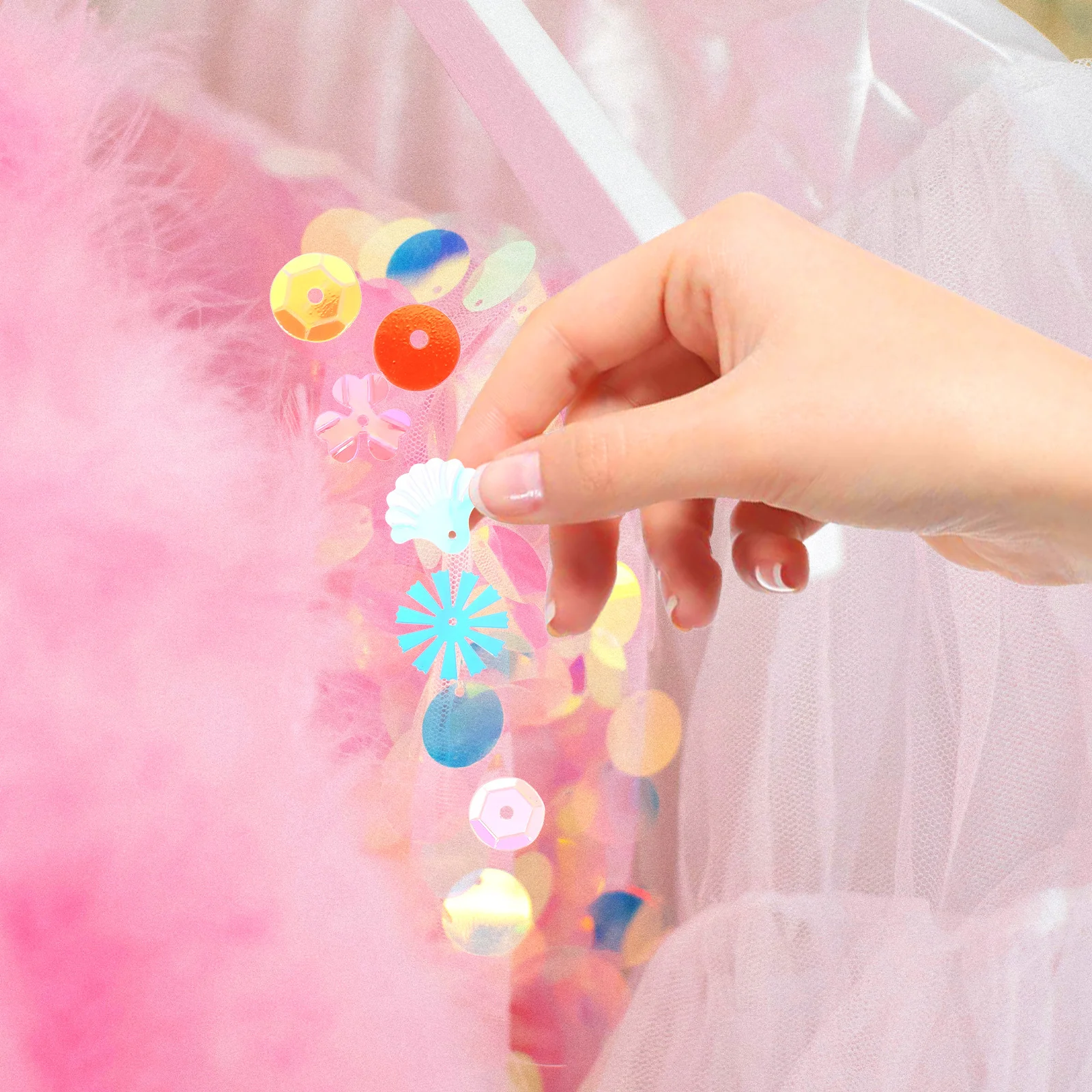 

DIY Epoxy Decorative Sequins Irregular Shiny Filler Sequins for Handmade Accessories Jewelry Ornament Craft Material Epoxy