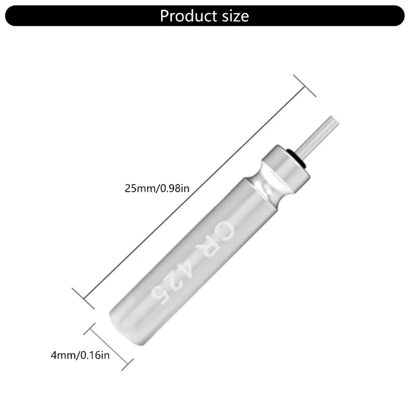 090F CR425 낚시 플로트 배터리 3V 리튬 핀 셀 야간 조명 배터리