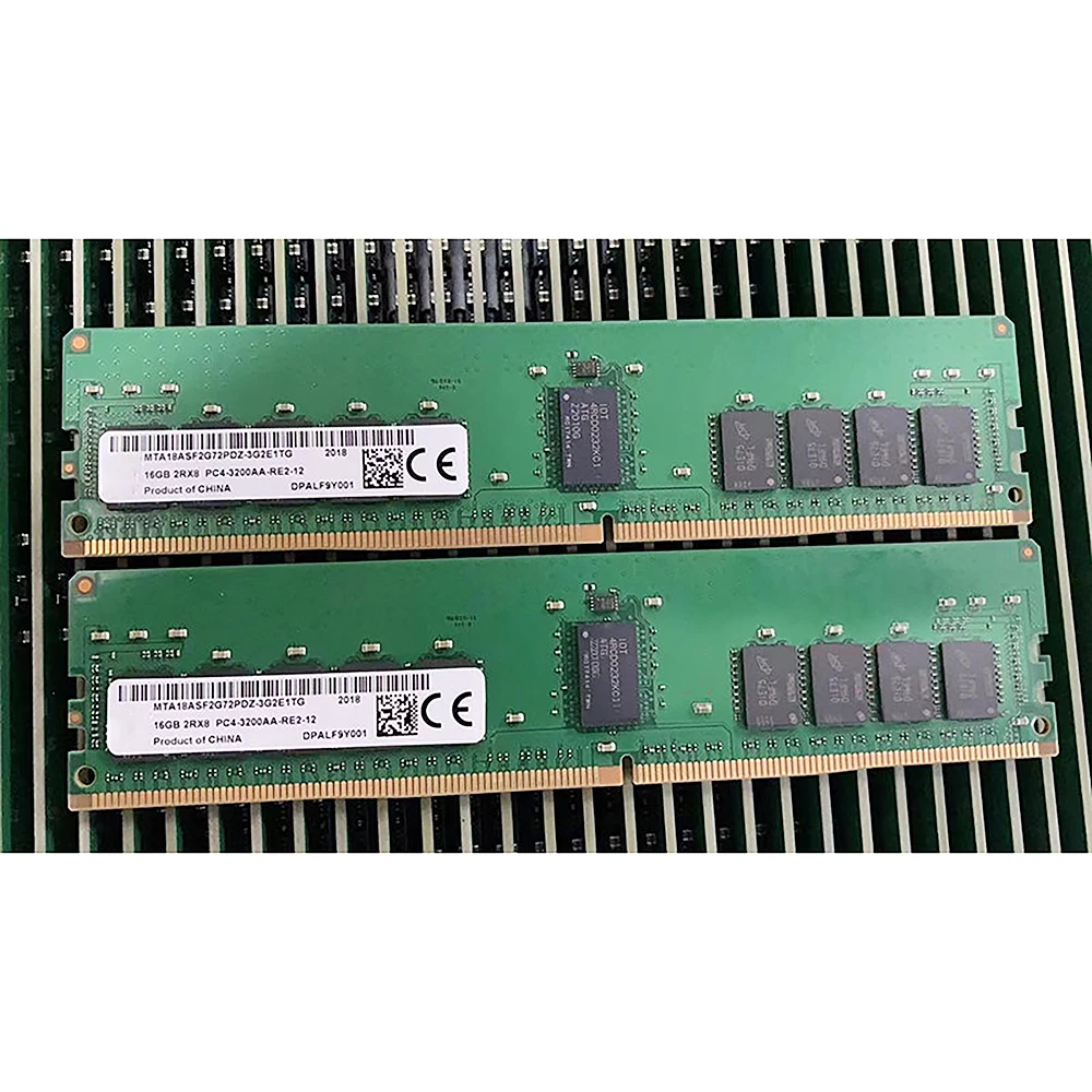 MT 메모리용 RAM 16GB ECC REG RDIMM, 하이 퀄리티 16G 2RX8 PC4-3200AA 3200 DDR4, 1 개