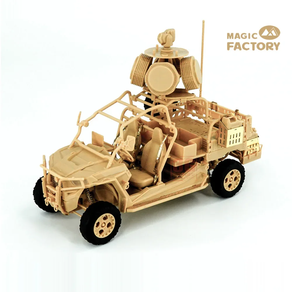 Magic Factory MF-2005 Plastic Model Assembly Kit MRZR D4 Ultra Light All Terrain Assault Vehicle Dual Version 1:35