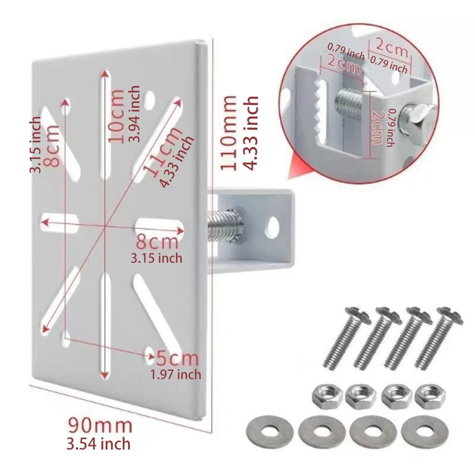Joint Camera Housing Bracket 2D Duckbill Camera Bracket CCTV Camera Mount