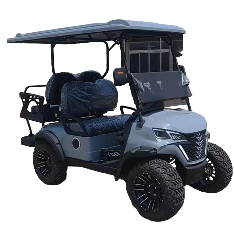 

Wholesale Customos 2 4 6 8 Seater 4 Wheel Electric Golf Car 72V Lithium Battery Lifted Buggy Solar Panels 4 seat Golf Cart