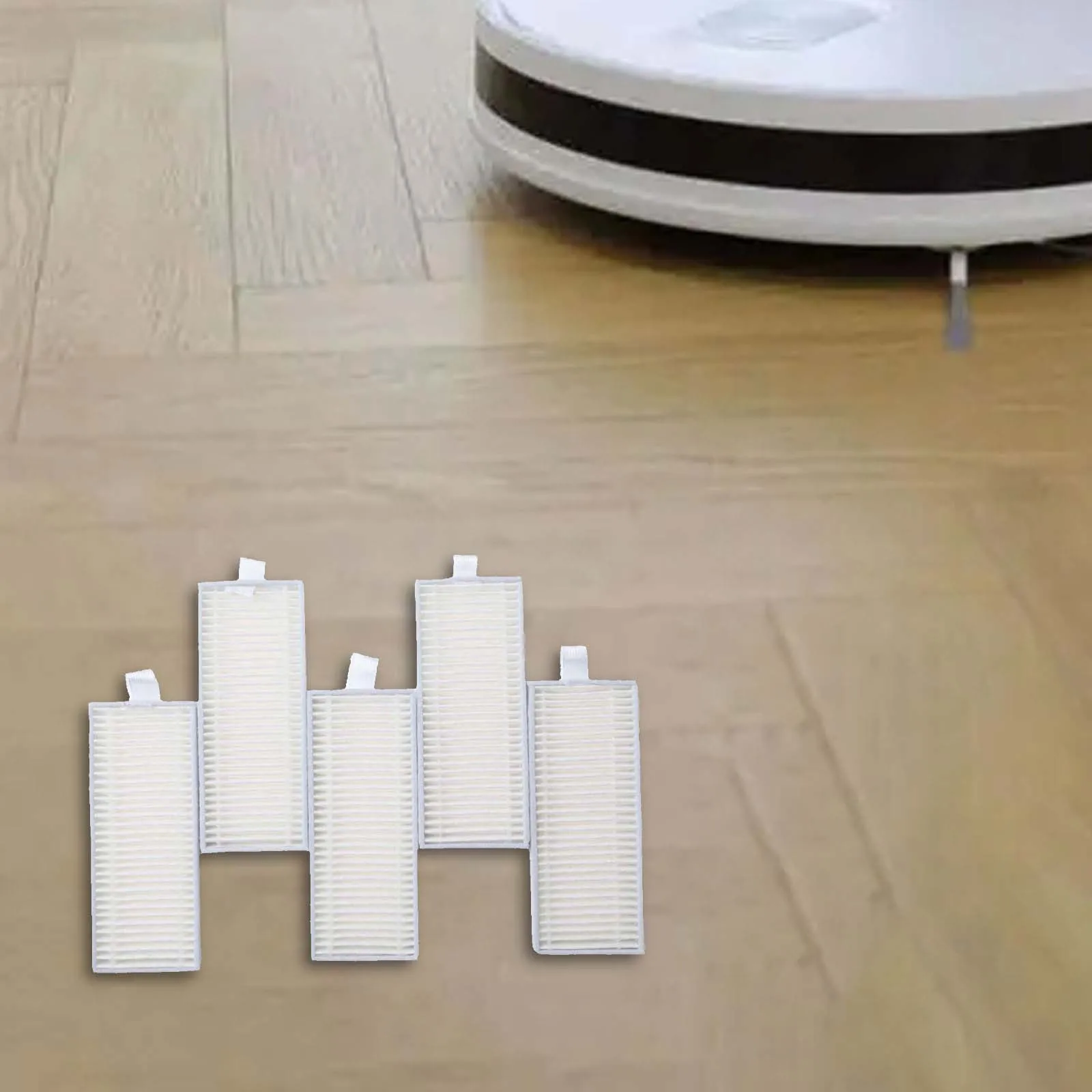 حافظ على بيئة نظيفة مع مرشحات بديلة لمجموعة المكنسة الكهربائية EZVIZ RE4RE4 PlusRE5RE5 Plus مكونة من 5 قطع