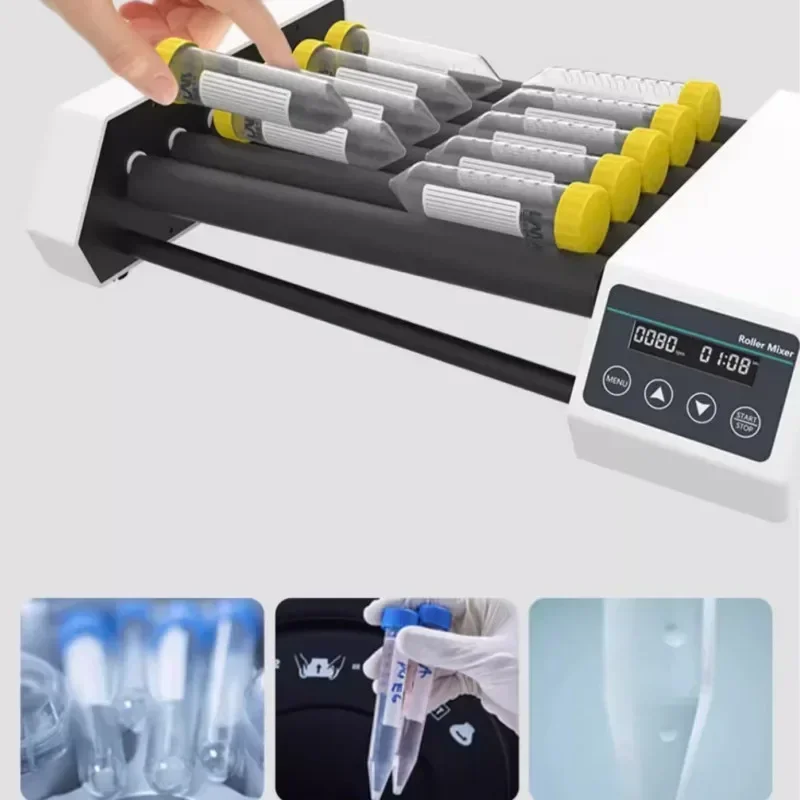 

2026 Laboratory Roller Mixer Digital Display Adjustable Blood Vessel Oscillator