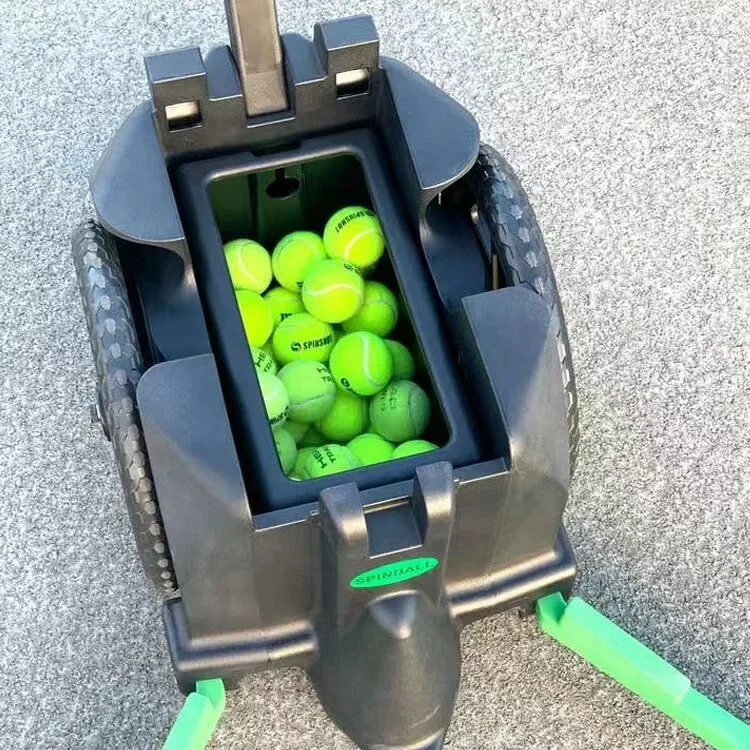 Portable Automatic Tennis Ball Picker Cart, Efficient Ball Collector for Courts, Training, Practice, Durable, Easy to Use