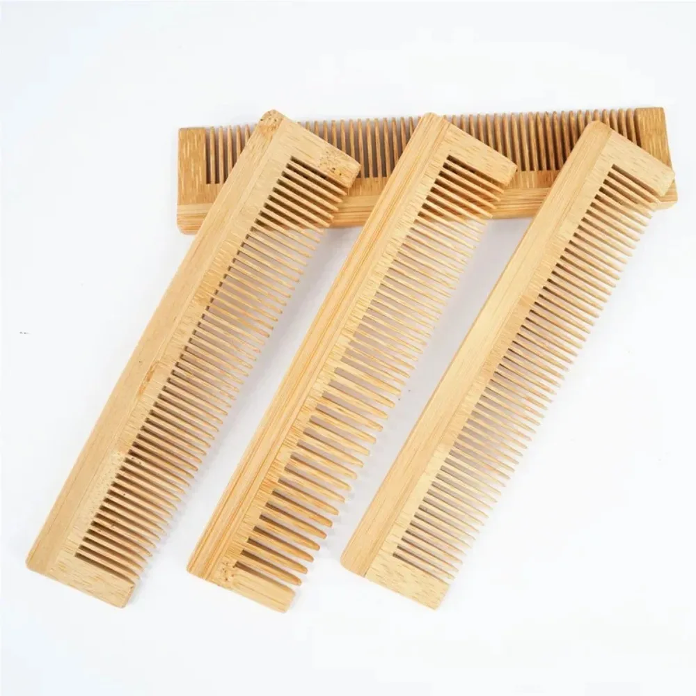 1Pcs Wooden Comb Bamboo Massage Hair Combs Natural Anti-static Hair Brushes Care Massage Comb Men Hairdressing Styling Tool