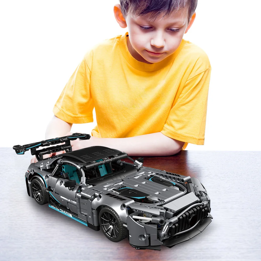 Blocos de Construção de Carros Esportivos para Meninos, Modelo Kit para Idades 12 e Adultos, Super Car Toys, Escala 1:14, 1309 PCs