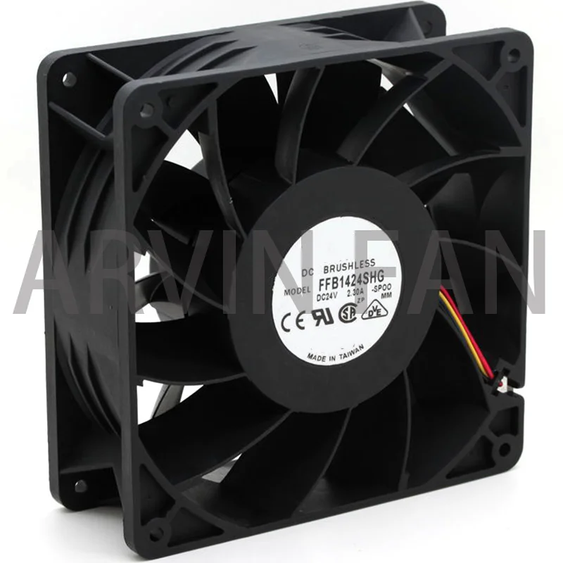 14050 24V2.3A FFB1424SHG Super Wind 14cm Dual Ball Bearing Cooling Fan 140*140*50mm