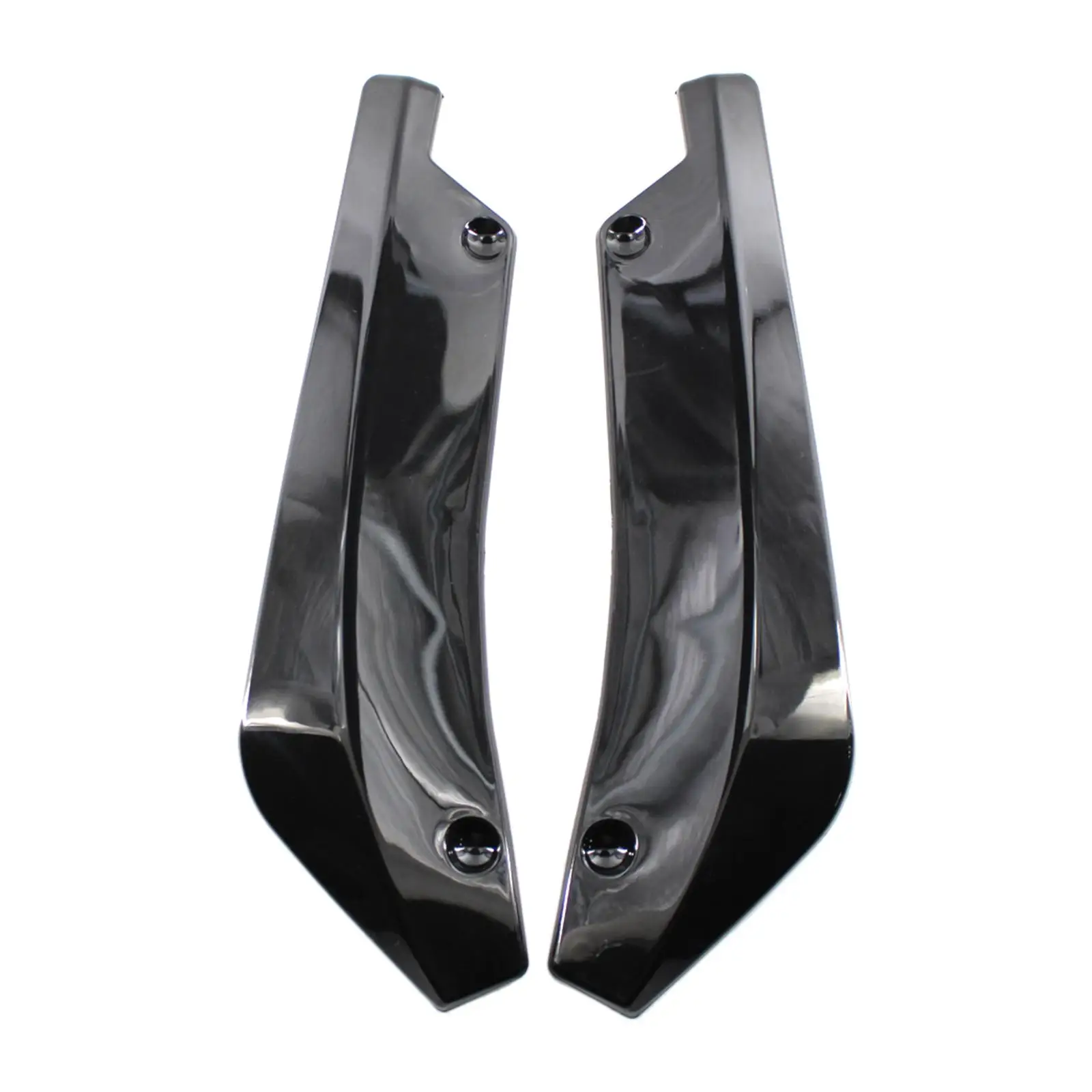 2 Pieces Bumper Lip Splitter Decorative Winglets Modified Universal Canard Diffuser, Spoiler Suvs Trucks, Splitter