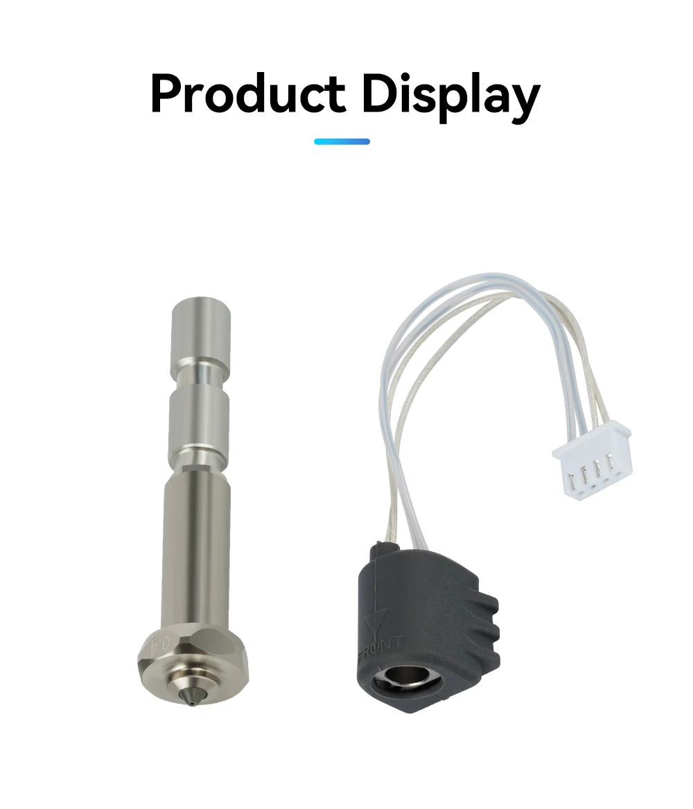 Pour Anycubic Kobra 3 Max buse Hotend Kobra 3 Max Combo buse d'échange rapide en acier trempé 0.4 0.6 0.8 Kobra 3 Max accessoires