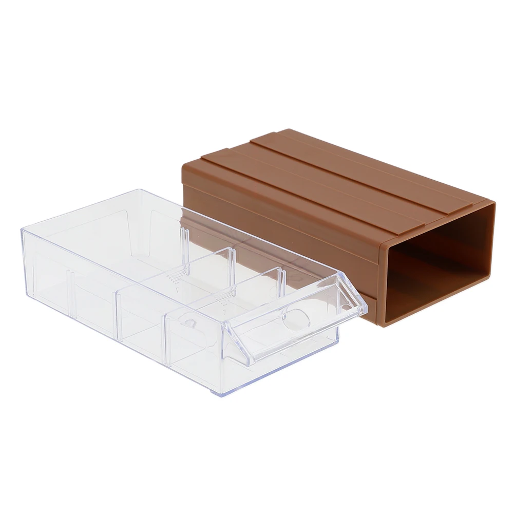 1PC Storage Box Stackable Plastic Hardware Parts Storage Boxes Component Screws Tool Box Drawer Style Component Box Storage Box