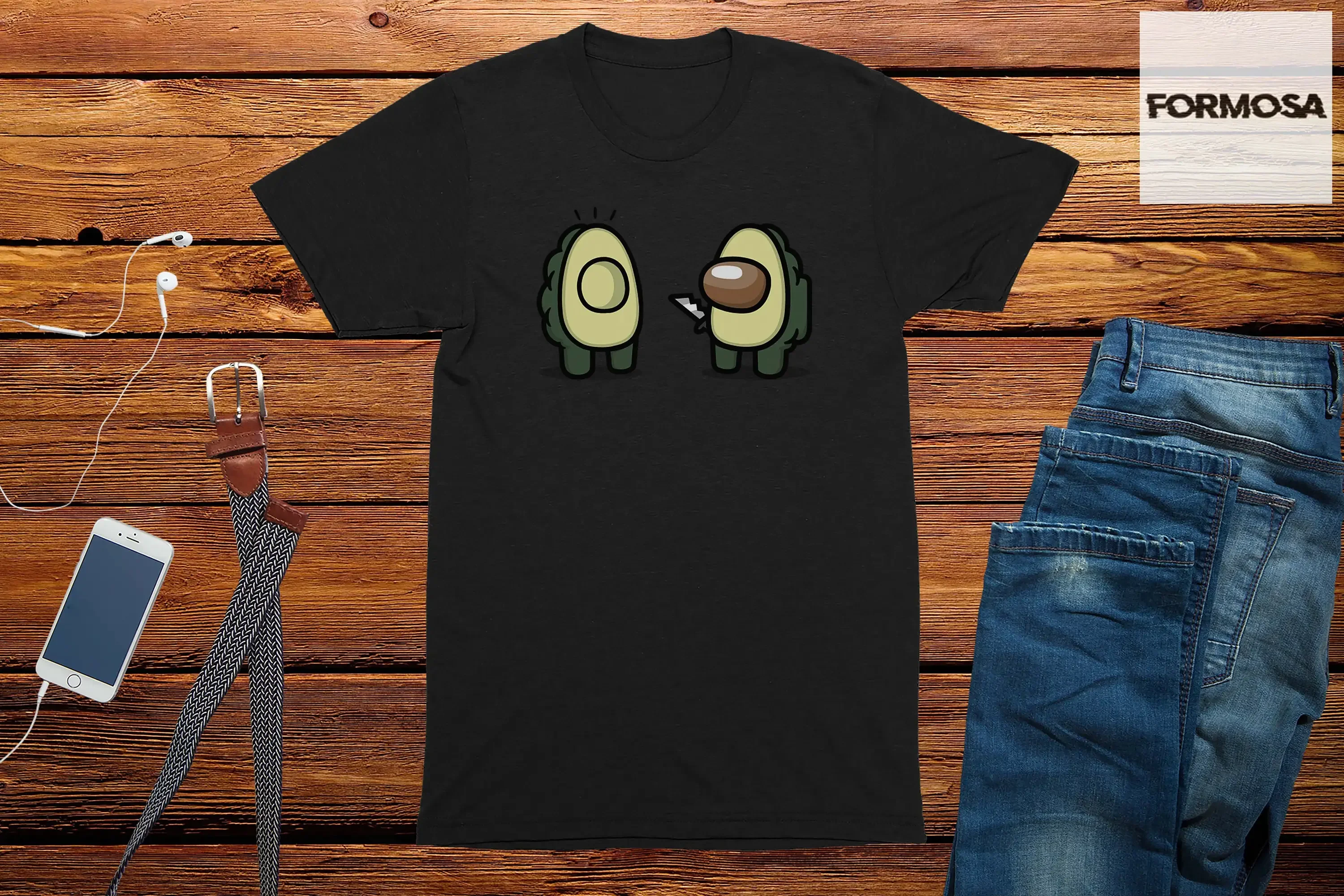 تي شيرت Avocado Imposter للبالغين هدايا مضحكة للرجال له تي شيرت برسومات هدية عيد ميلاد وعيد الأب