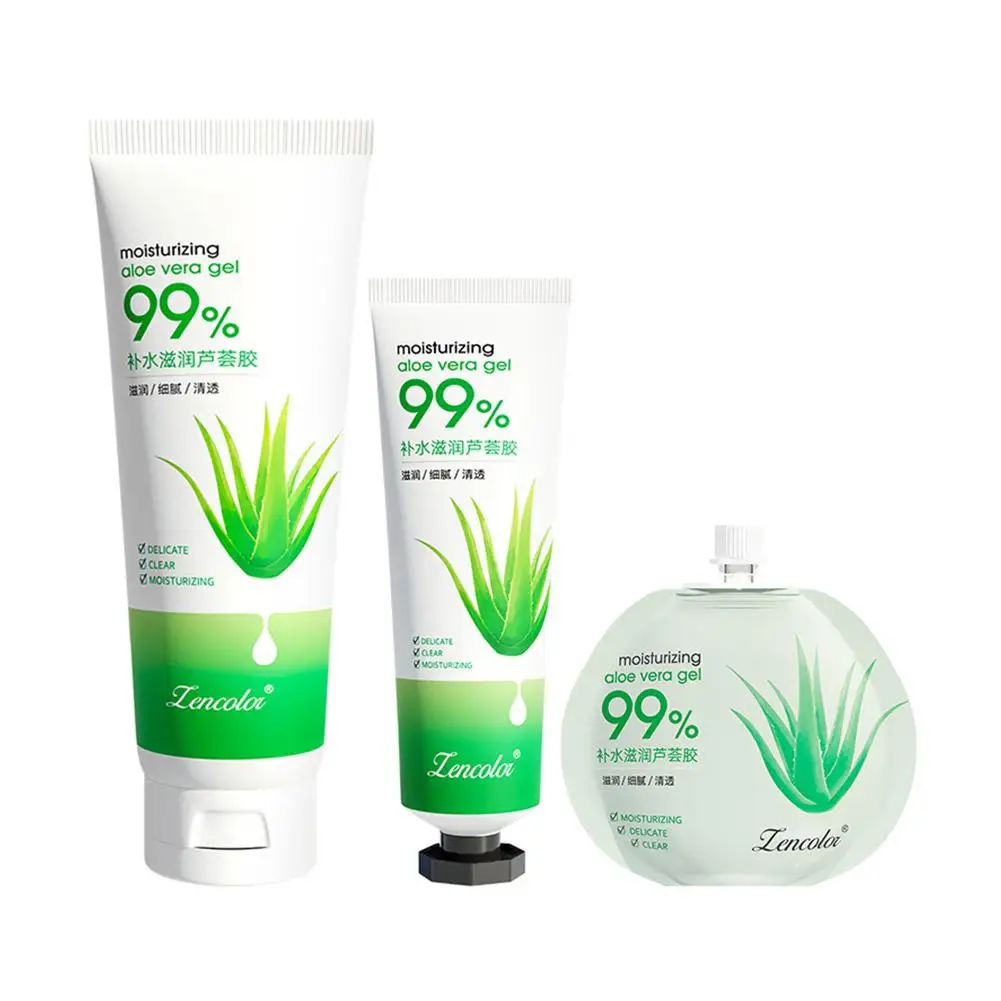 Aloe vera gel, hidratante, planta natural, reparação, essência, remover a acne, aliviar a vermelhidão, pele calmante, 30/100g