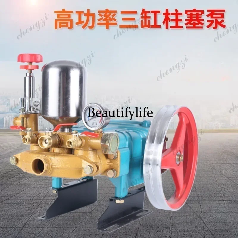 

f182 Agricultural butter-free high-pressure sprayer pump head sprayer sprayer pump large-flow pumping pump