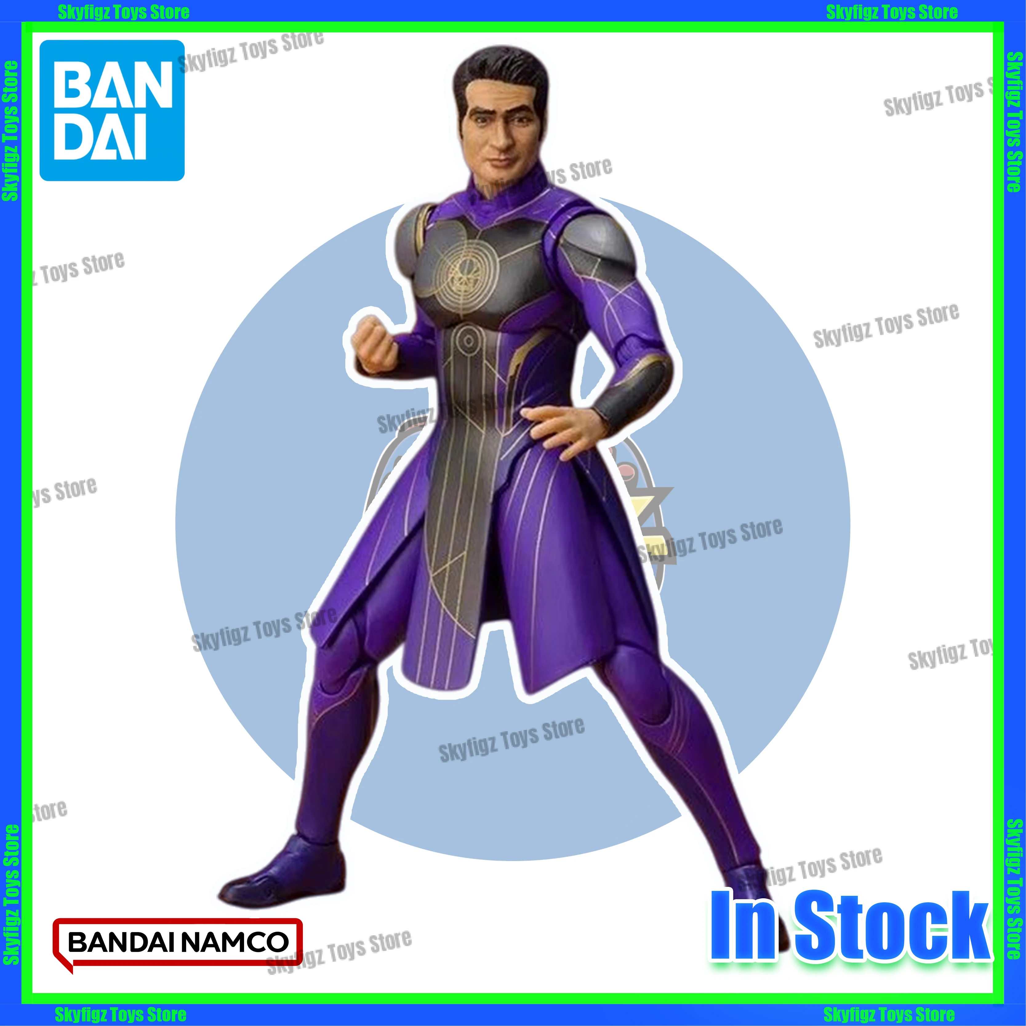 

В наличии Bandai SHF Eternals Jinge Eternals Marvel подвижные фигурки готовые подвижные фигурки коллекция подарков