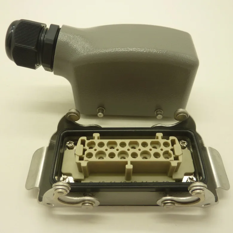 Conector resistente HE-016-M, plugue da aviação, equipamento mecânico do núcleo 16, componentes passivos, chicote