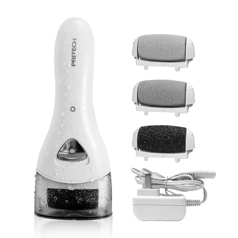 360 Degree Customized USB Rechargeable Professional Electric Pedicure Foot File Callus Remover Machine With Led Light