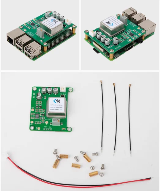 LHY Raspberry Pi Raspberry Pi 4B Scheda orologio in cristallo a temperatura costante con rumore di fase ultrabassa OCXO aggiornato